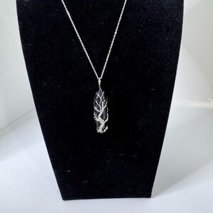 Elegant Black Onyx Pendant Necklace